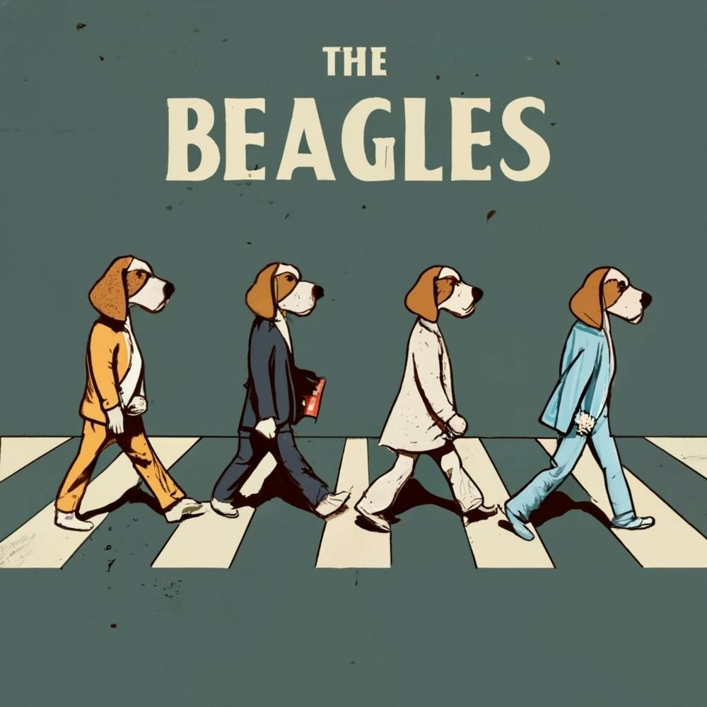 The Beagles inspired by The Beatles
