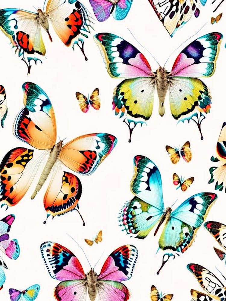 Butterfly Repeat Pattern Decoupage 2