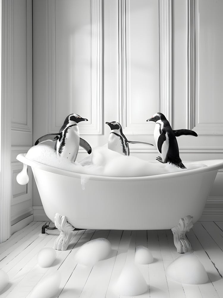 Penguins In Bath