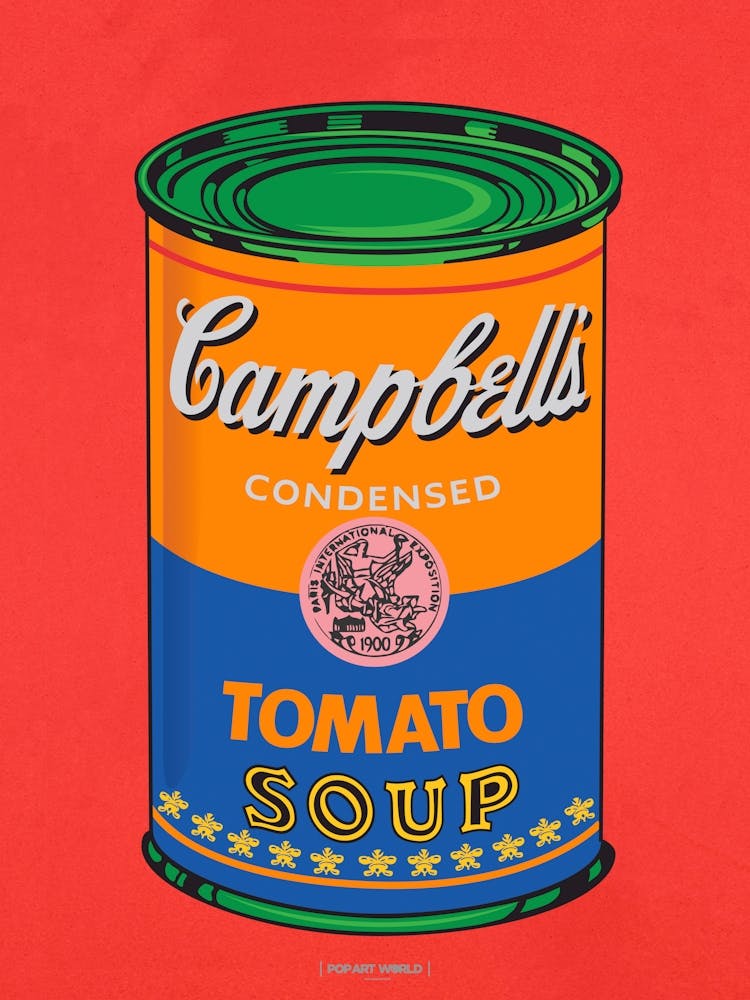 CAMPBELL´S SOUP ORANGE | POP ART Digital creation | THE BEST OF POP ART, NOW IN DIGITAL VERSIONS! Prints with bright colors, sharp images and high image resolution.