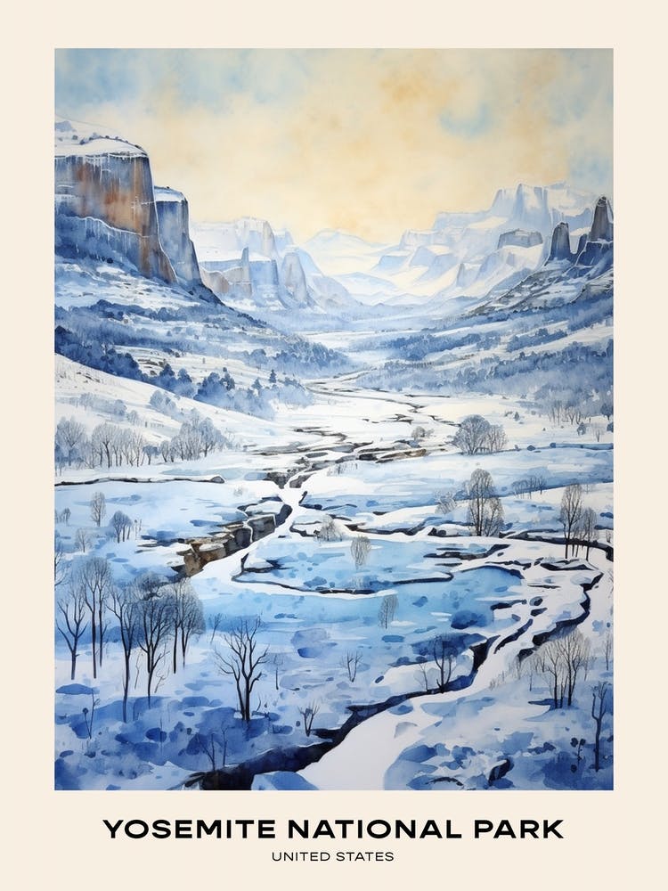 Yosemite National Park United States 2 Poster