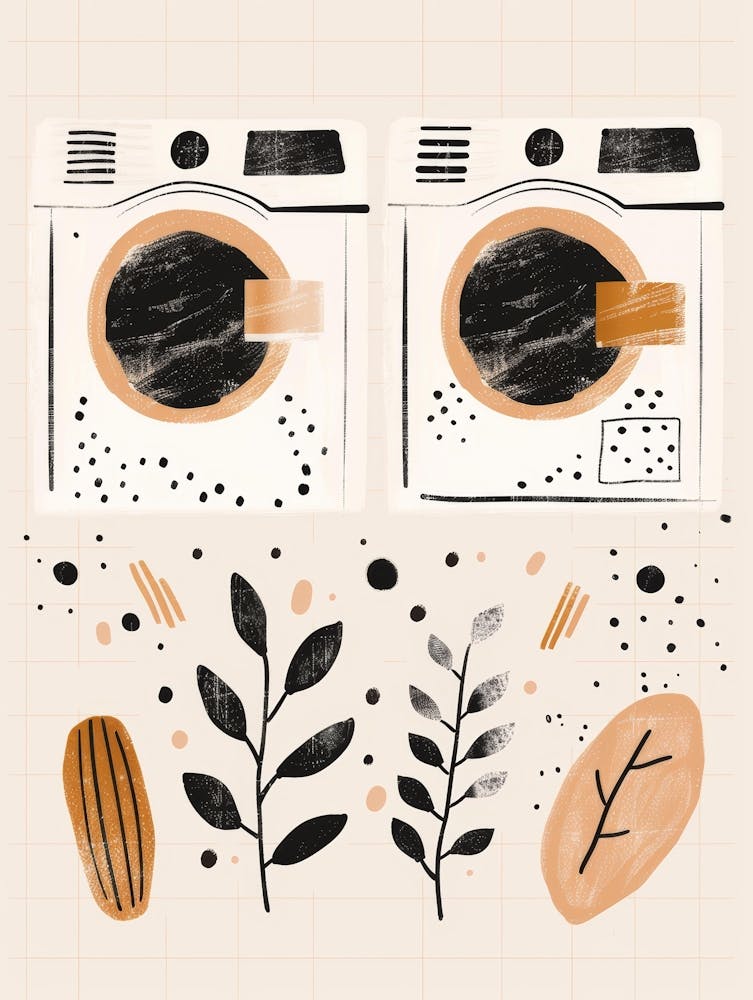 Illustration Of A Washing Machine 2