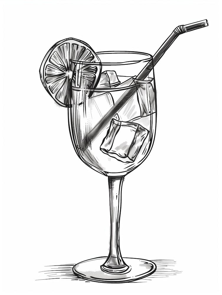 aperol line wall art