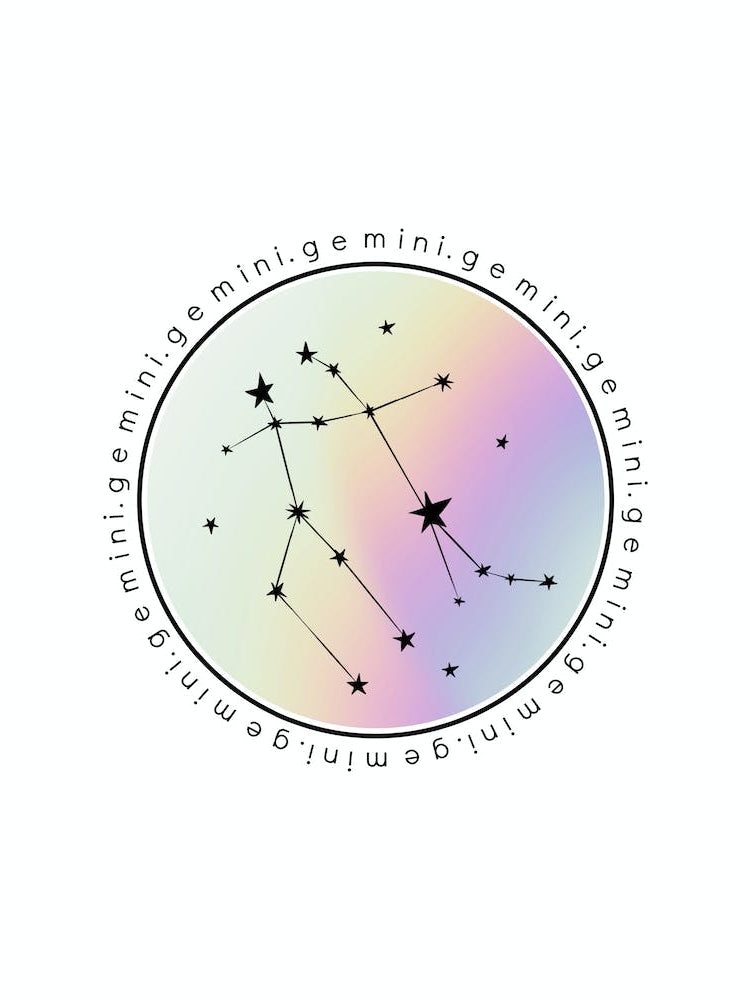 Gemini  Zodiac Star Chart
