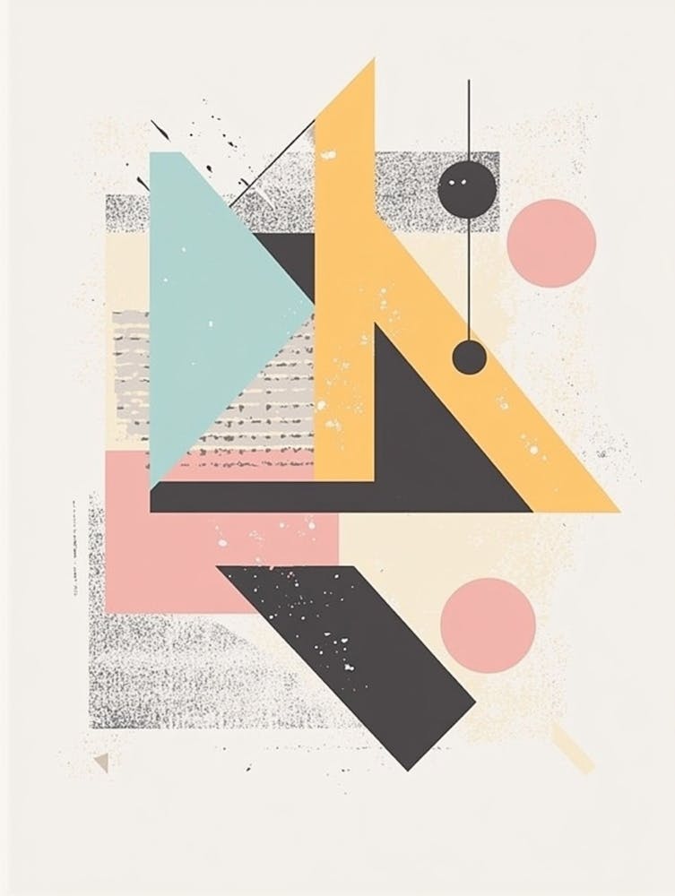 Abstract Geometric Painting