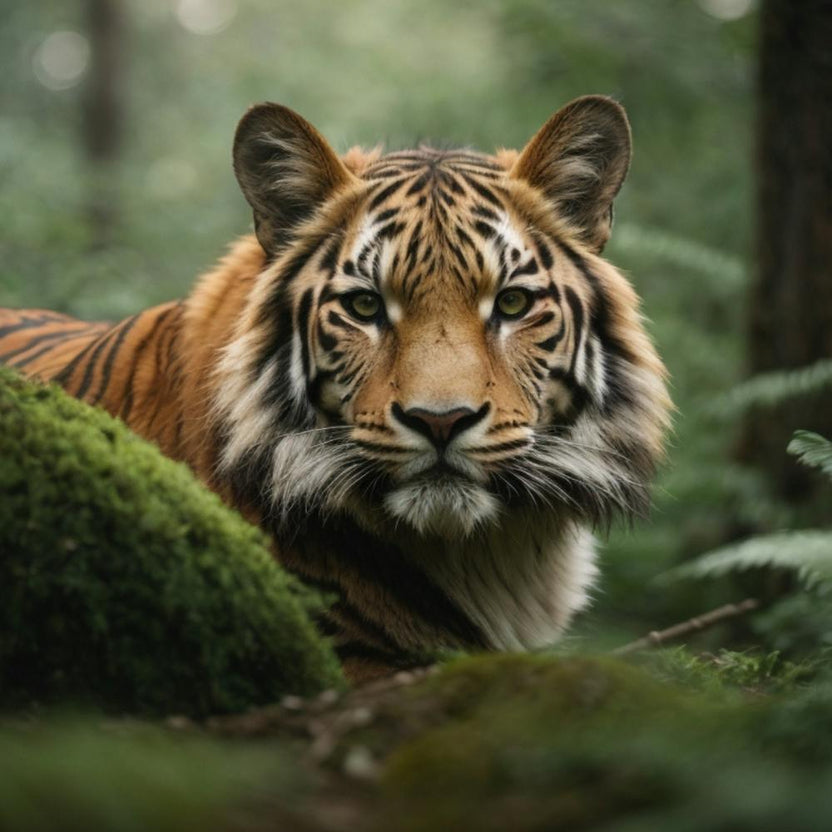 Tiger In The Forest