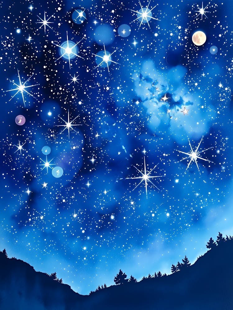 Night Sky With Stars 3
