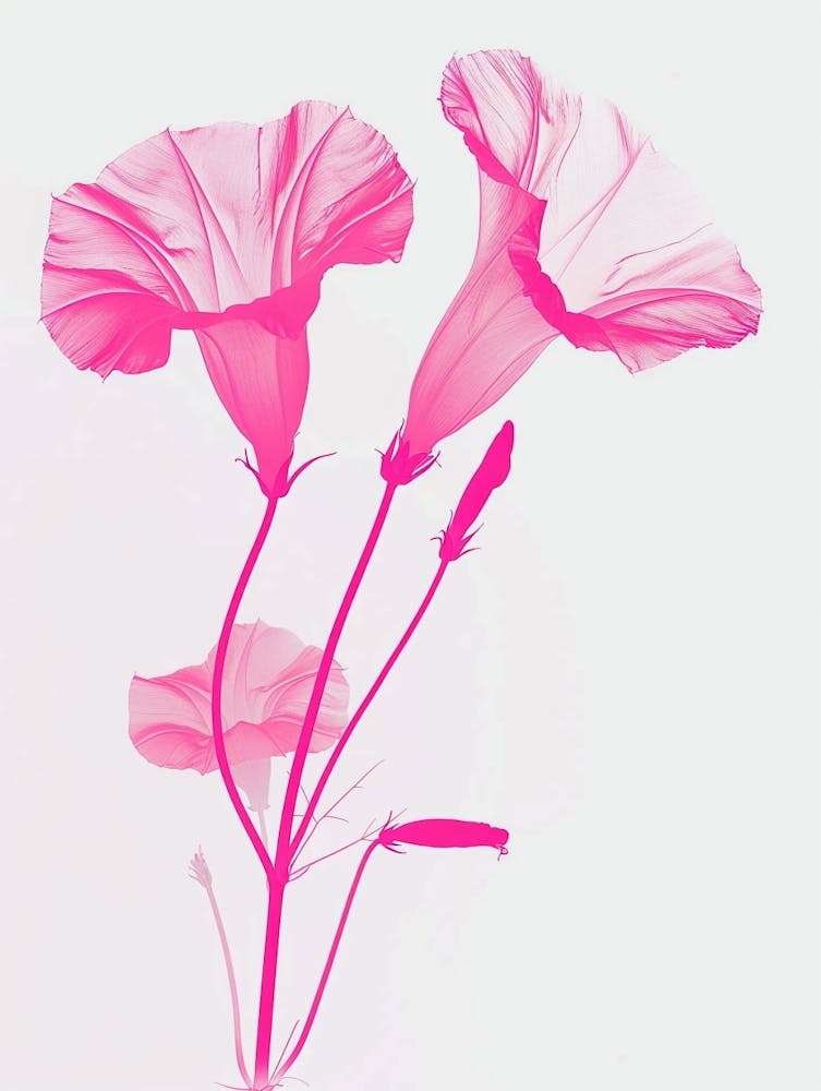 Hot Pink Morning Glory 3