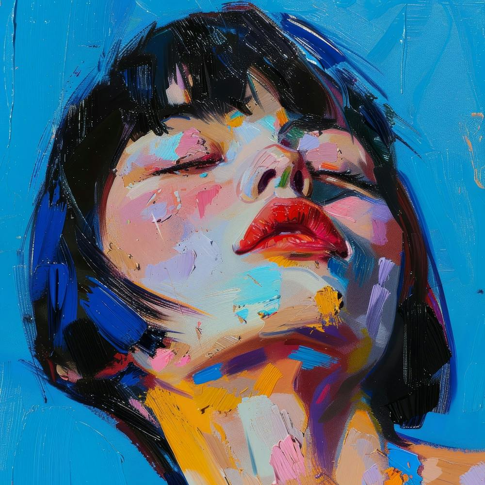 Woman With Blue Eyes 4