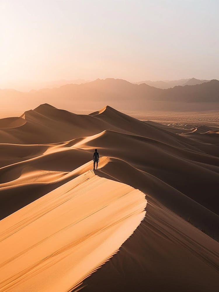 Sunrise In The Desert