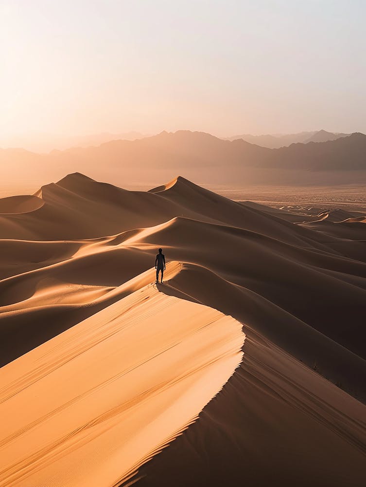 Sunrise In The Desert