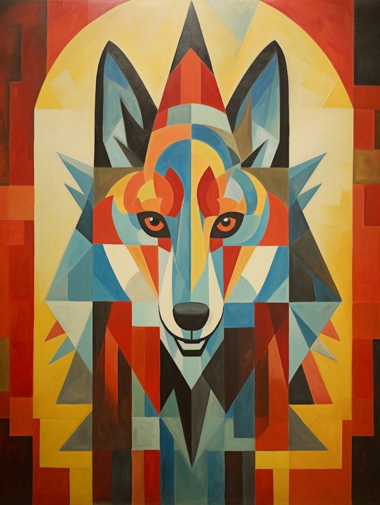 Wolf Geometric Abstract 1