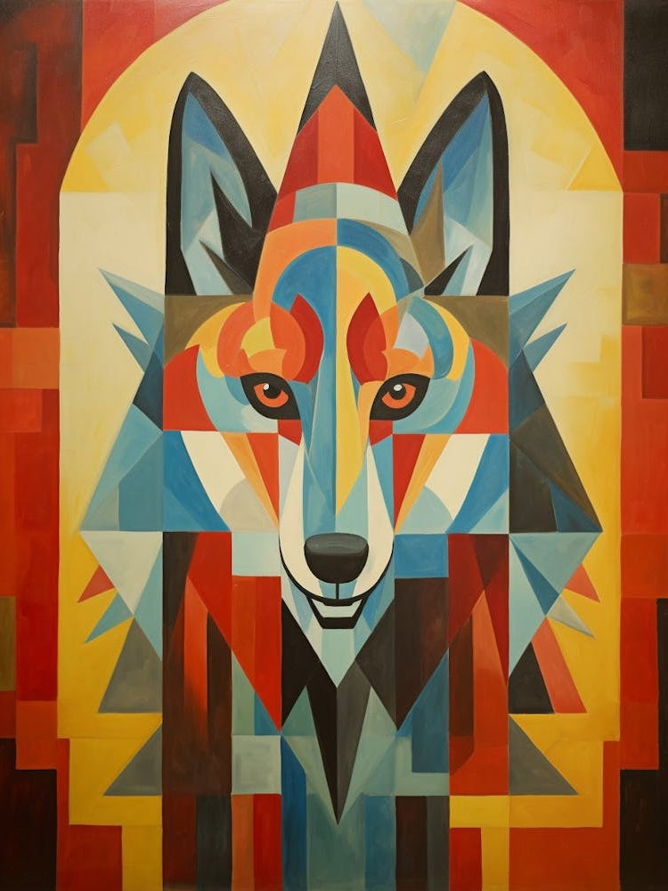 Wolf Geometric Abstract 1