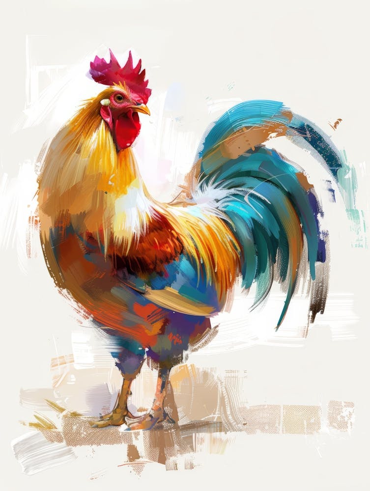 Rooster Painting 3