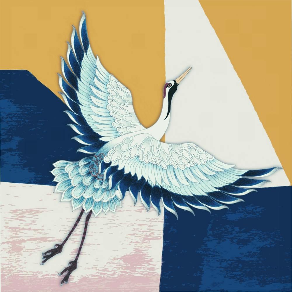 Gully whimsical abstract artwork