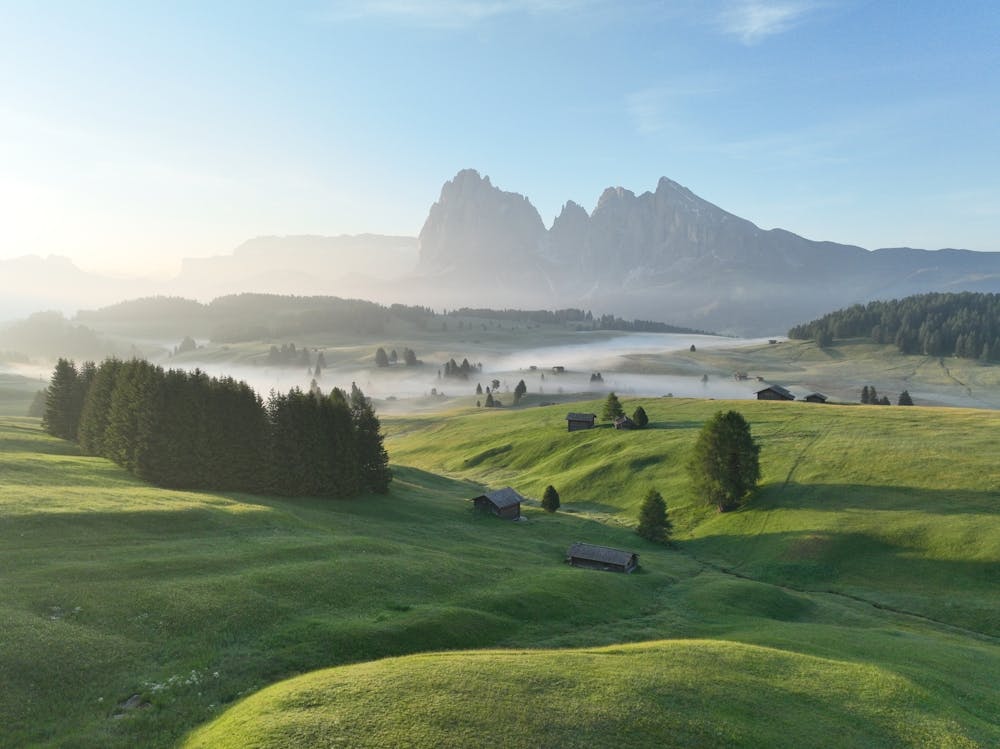 Seiser Alm, Dolomites sunrise