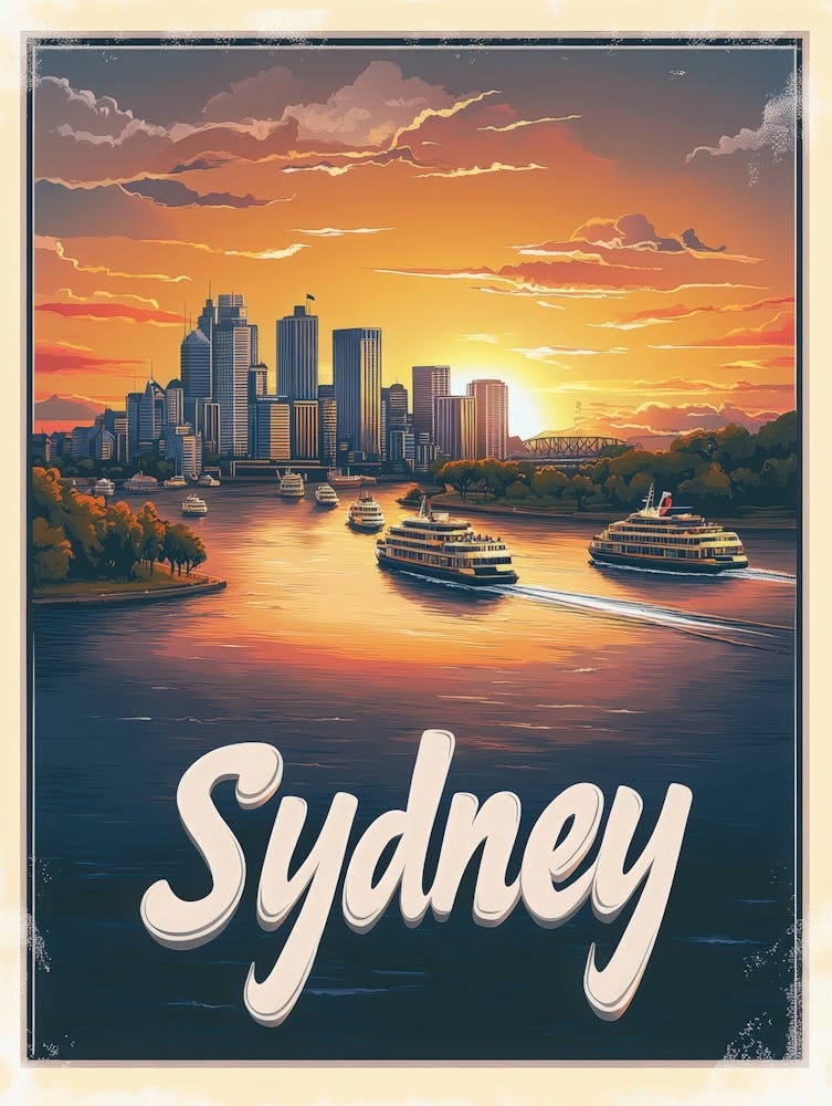 Aihrgdesign A Mid Century Modern Travel Poster For Sydney Sho 1a4e50f4 E68e 4017 A5ab 0dca3a7be398 0