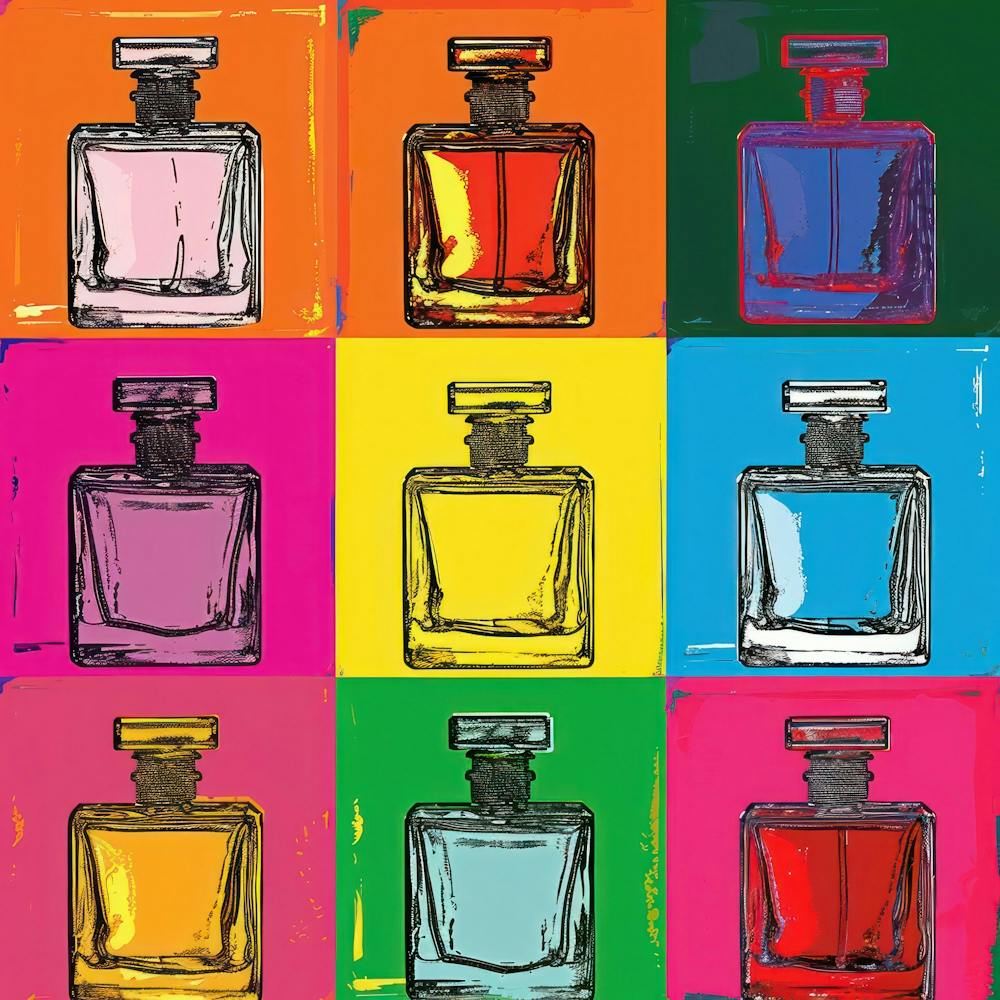 Perfume Bottle Pop Art 4