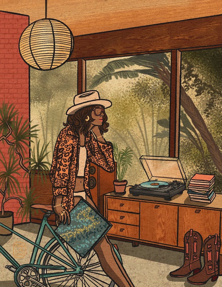 Mid-Century California Girl