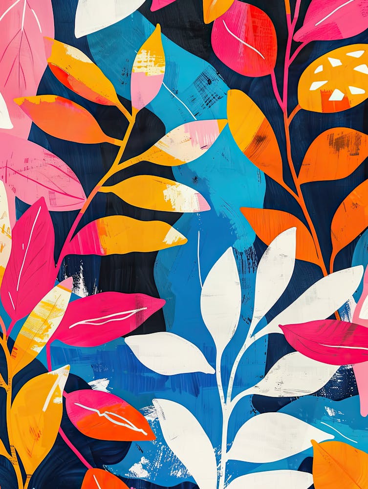 Tropical Fireworks Matisse Style