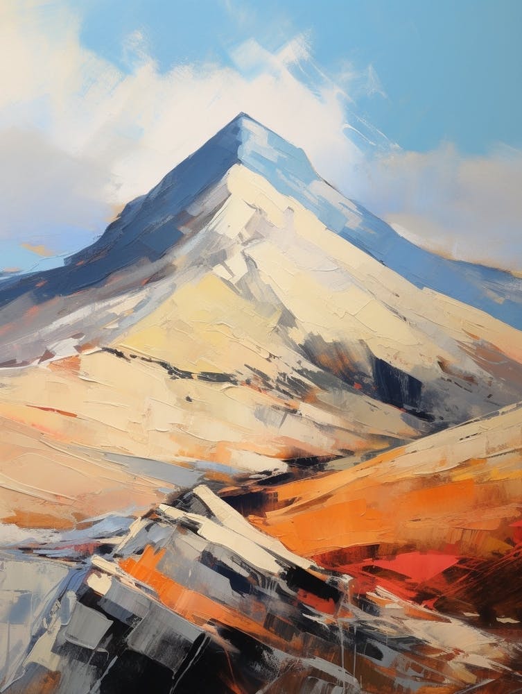 Stob Binnein Scotland 1 Mountain Painting