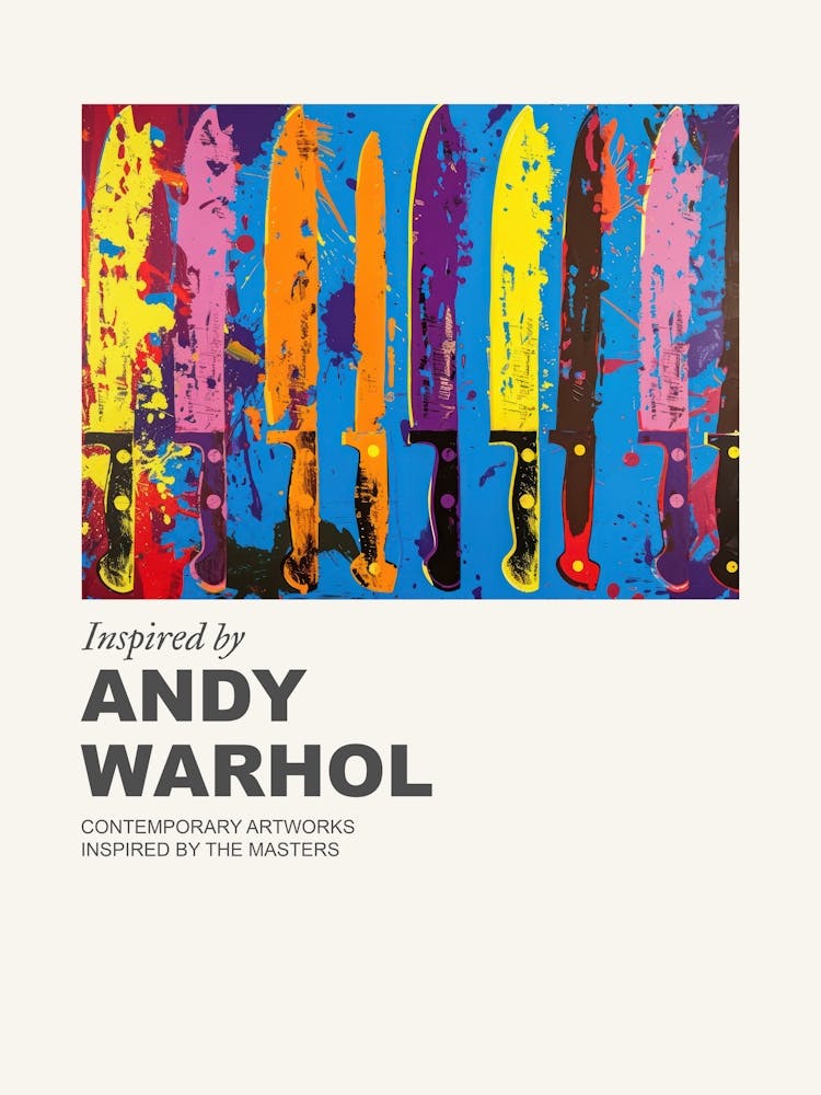 Museum Poster Inspired By Andy Warhol 12