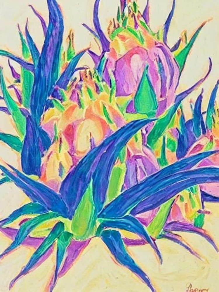 Dragonfruit 1 Vintage Sketch Fruit