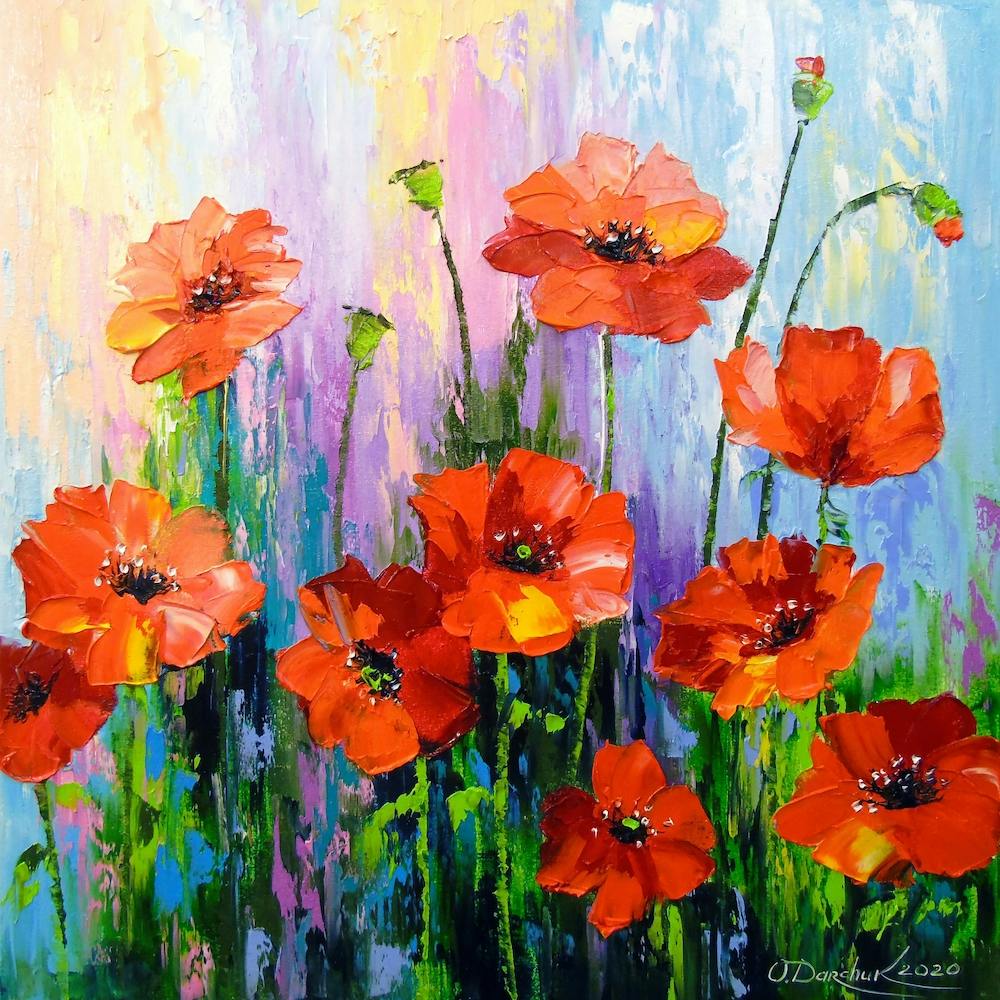 Poppies in the field