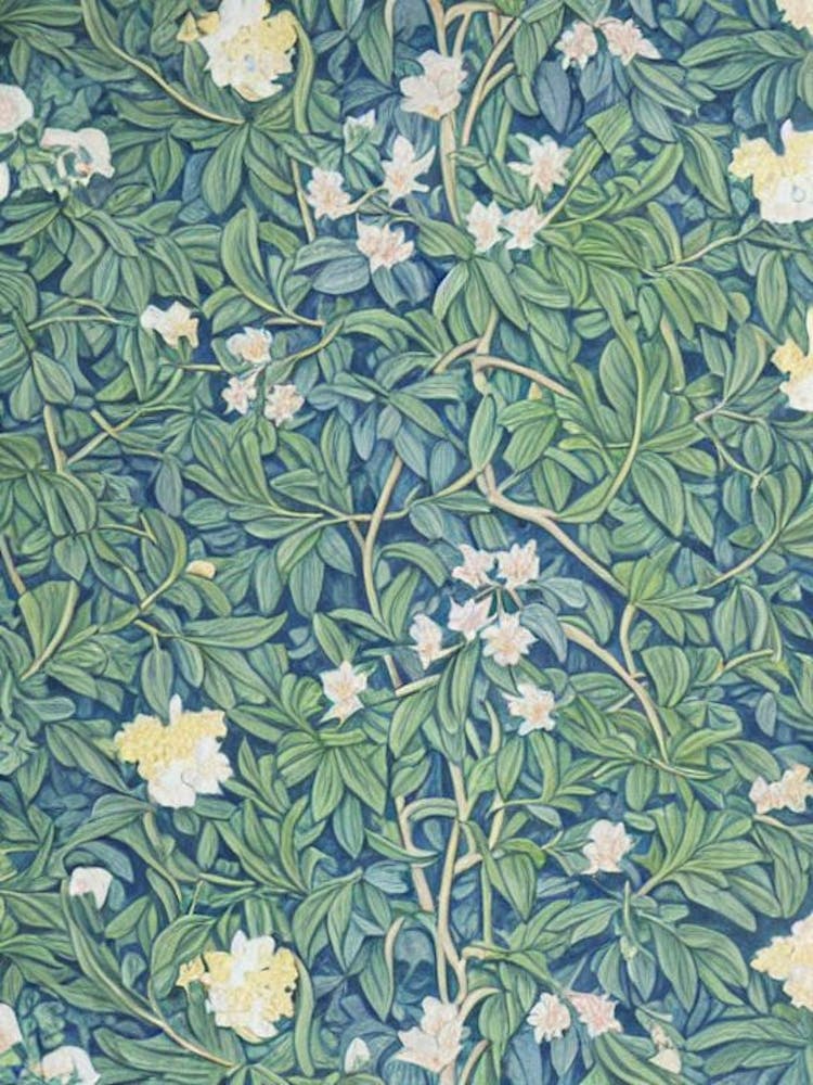 Rhododendron tree Vintage Botanical