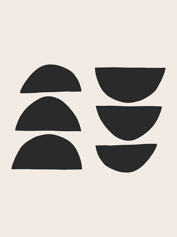 Stacked Bowls Abstract