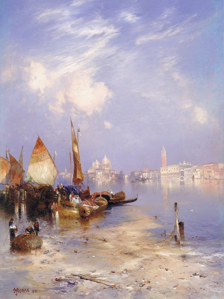A View of Venice by Thomas Moran (1891)
