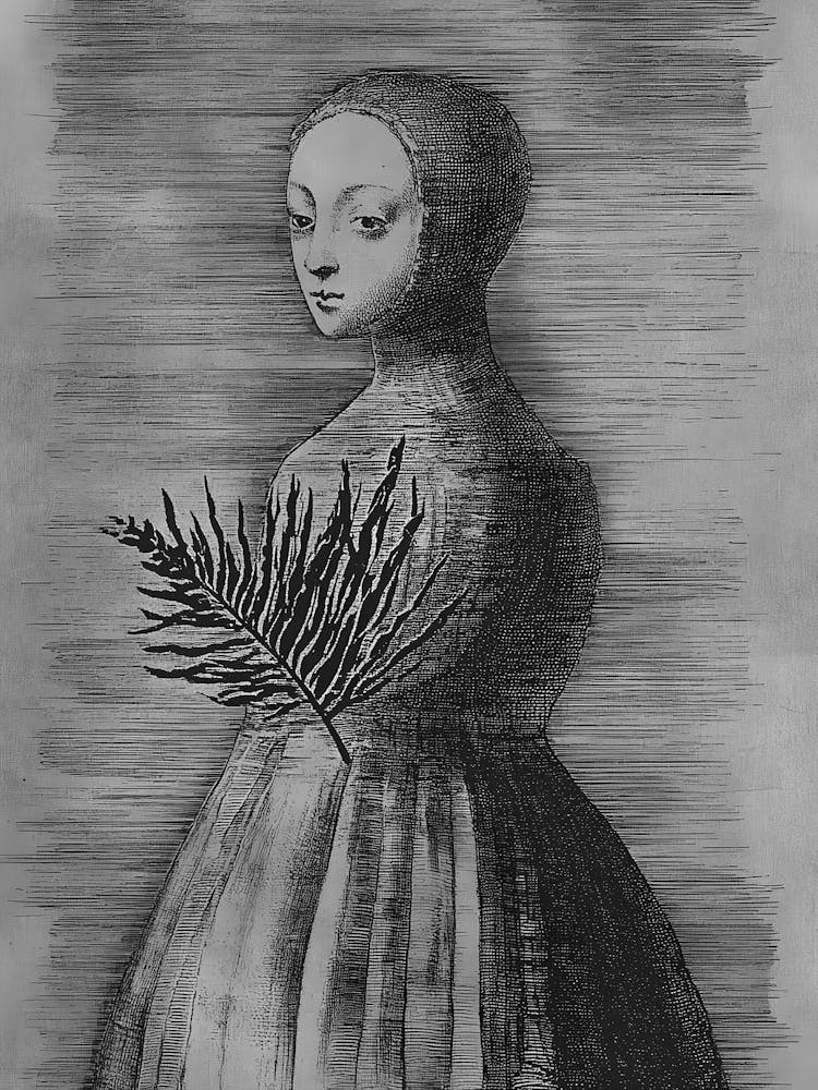 Woman Holding A Plant