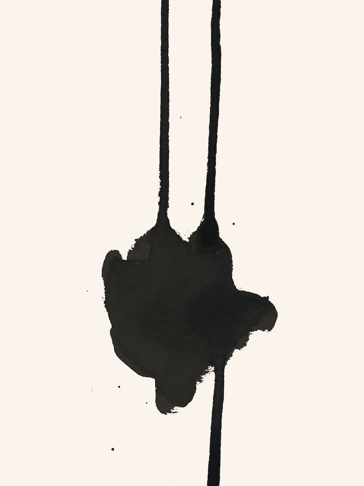 Black Dribble Art