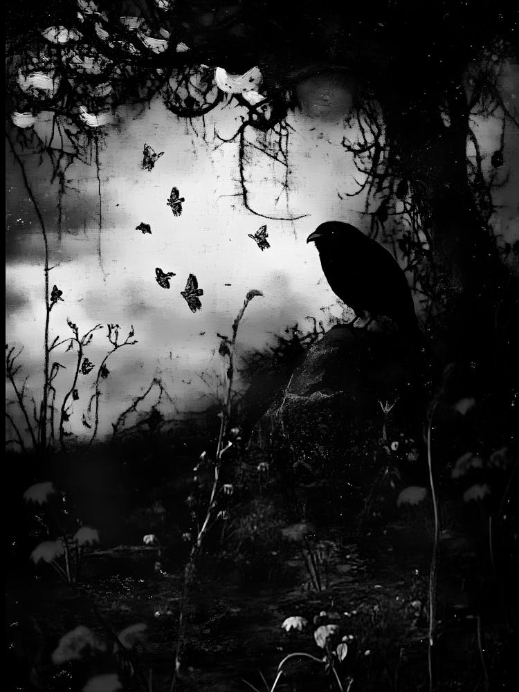Crow In The Woods