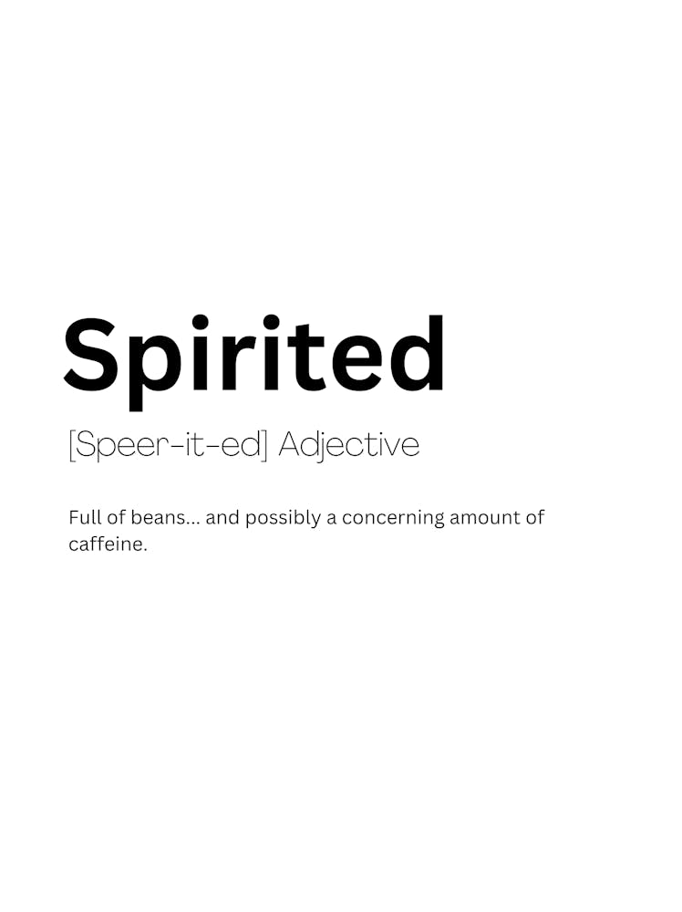 Spirited Definition Meaning