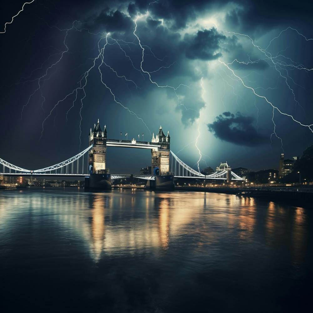 Lightning Over Tower Bridge