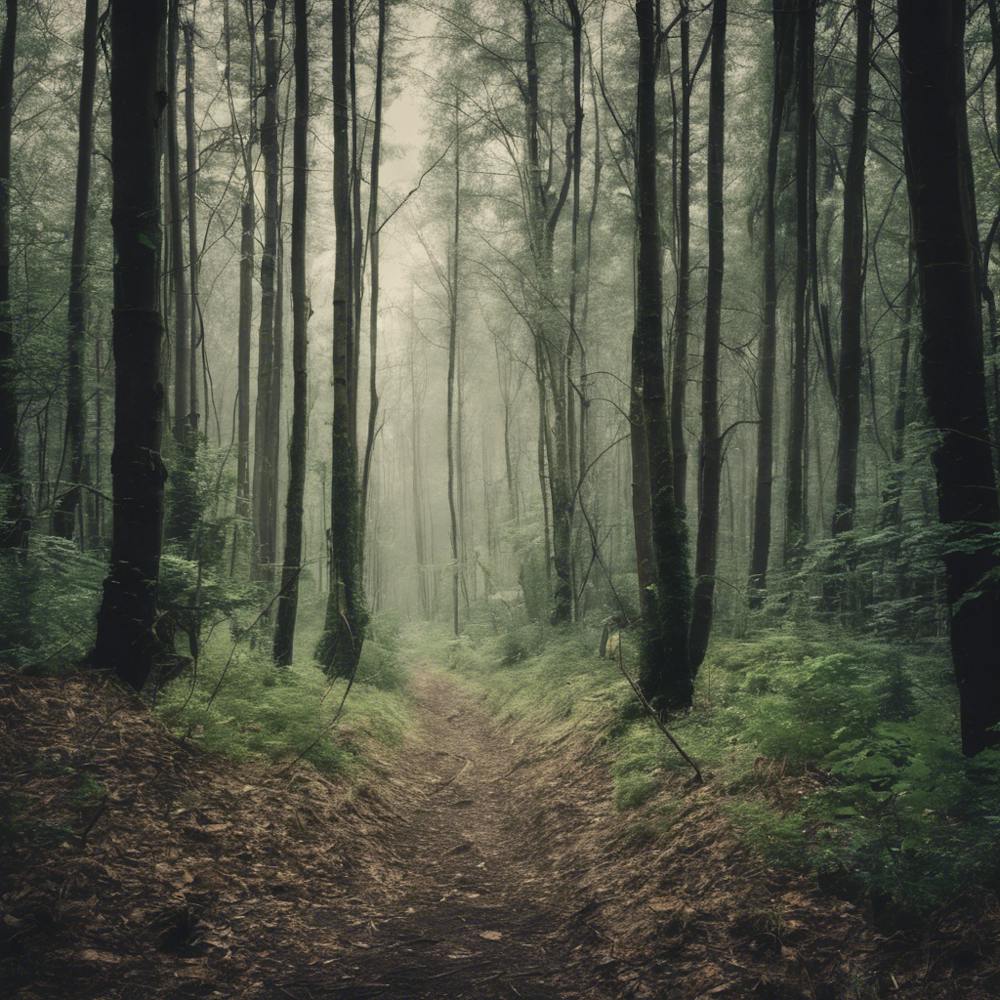 Foggy Forest Path 3
