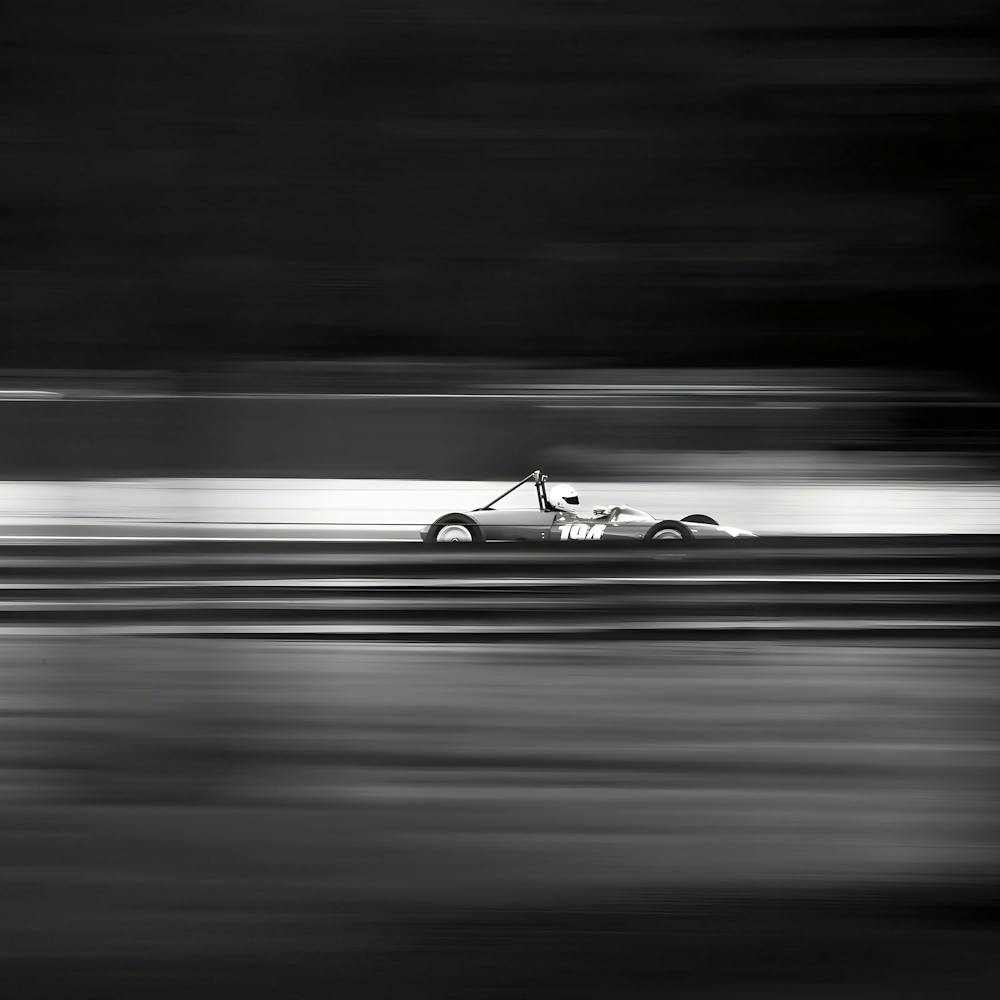 Blurry Race Car
