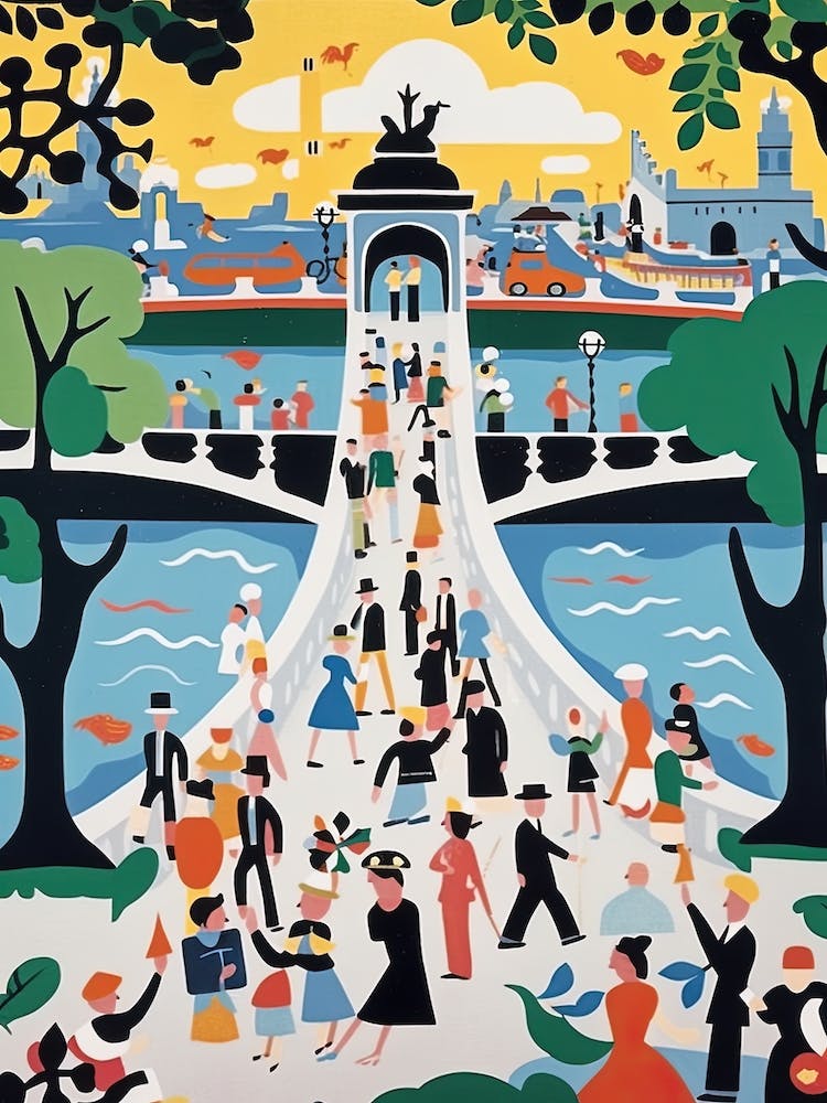 Pont Alexandre Iii, France Colourful 3