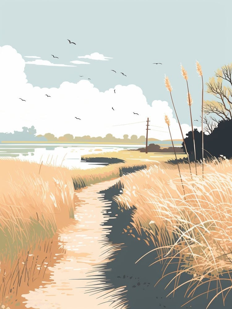 The Thames Path England 3 Hiking Trail Landscape