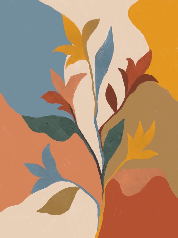 Colourful Flower Print