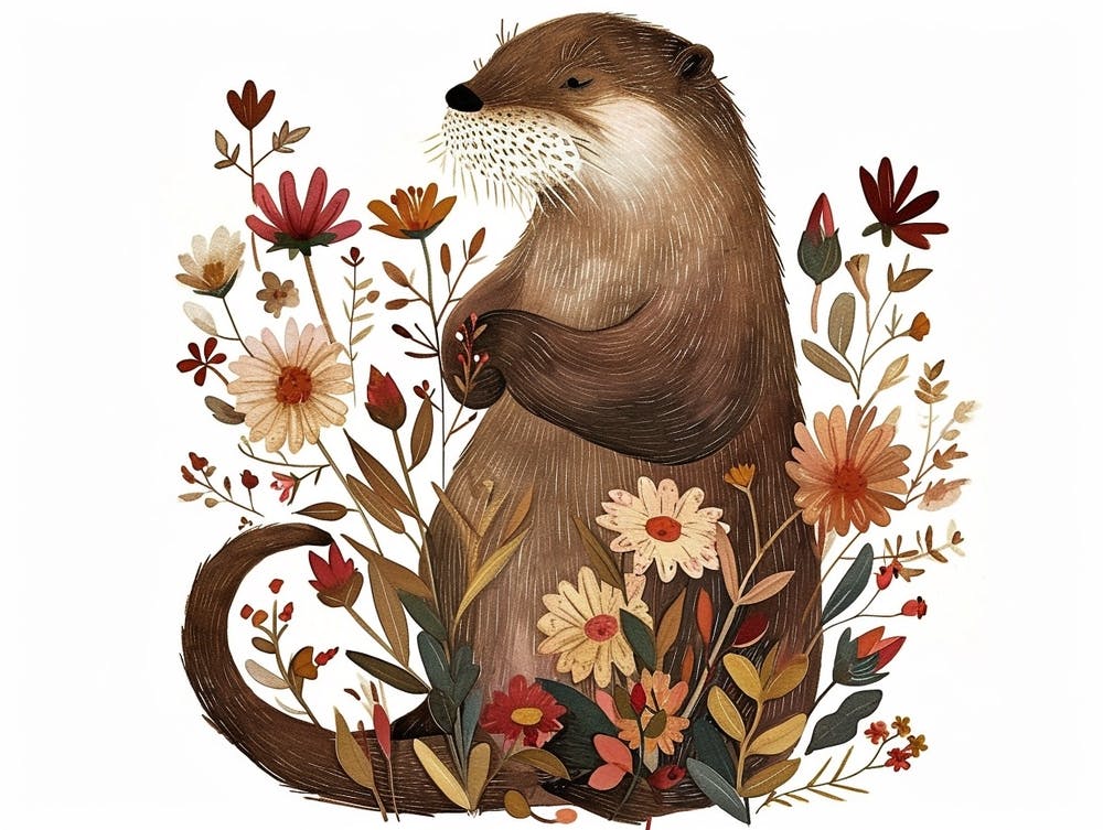 Little Floral Otter 4