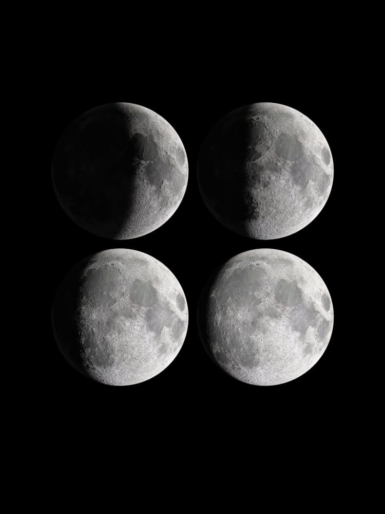 Four Phases Of The Moon