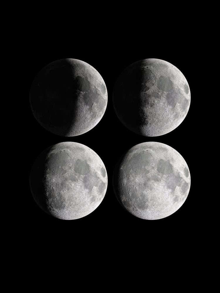 Four Phases Of The Moon