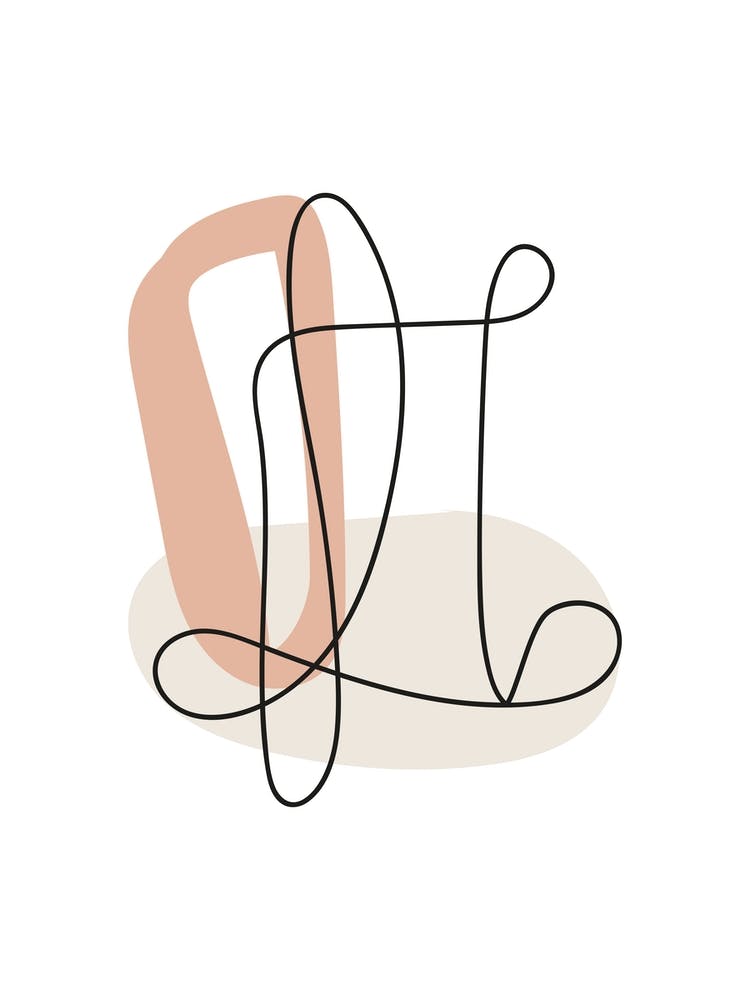 Abstract Lines Neutral Shapes 2