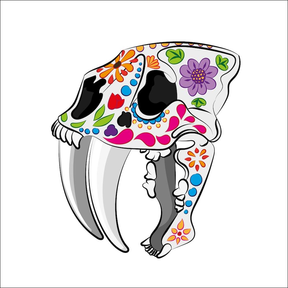 Dia de Los Muertos Sabretooth