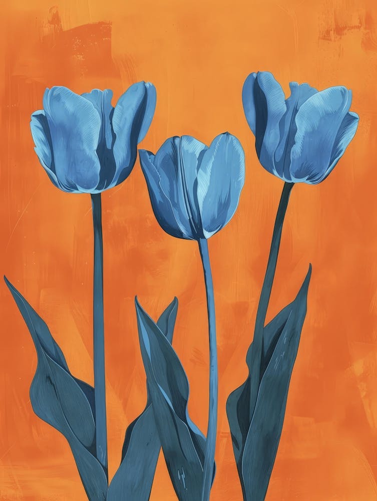 Blue Tulips 8
