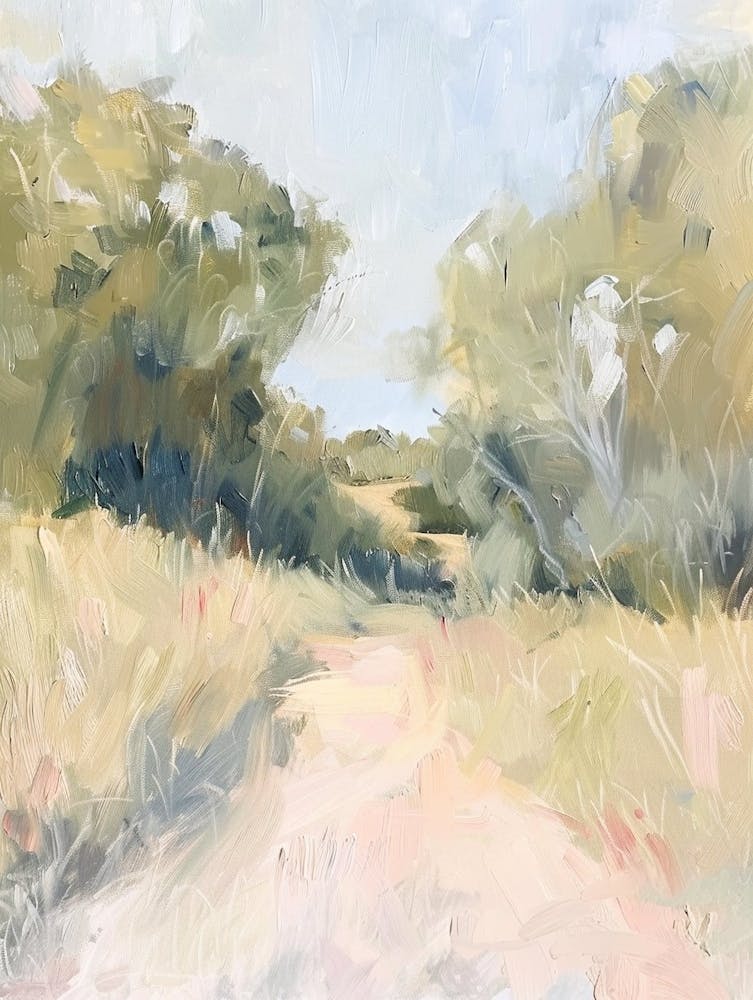 Zoo Austin Texas Oil Painting 1