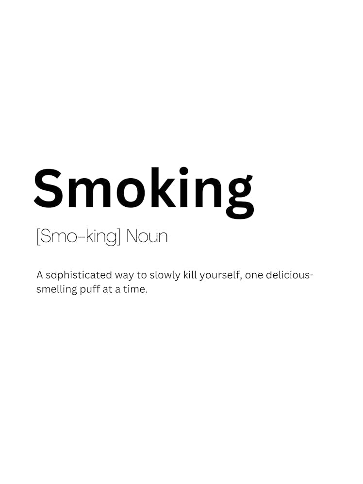 Smoking Definition Meaning