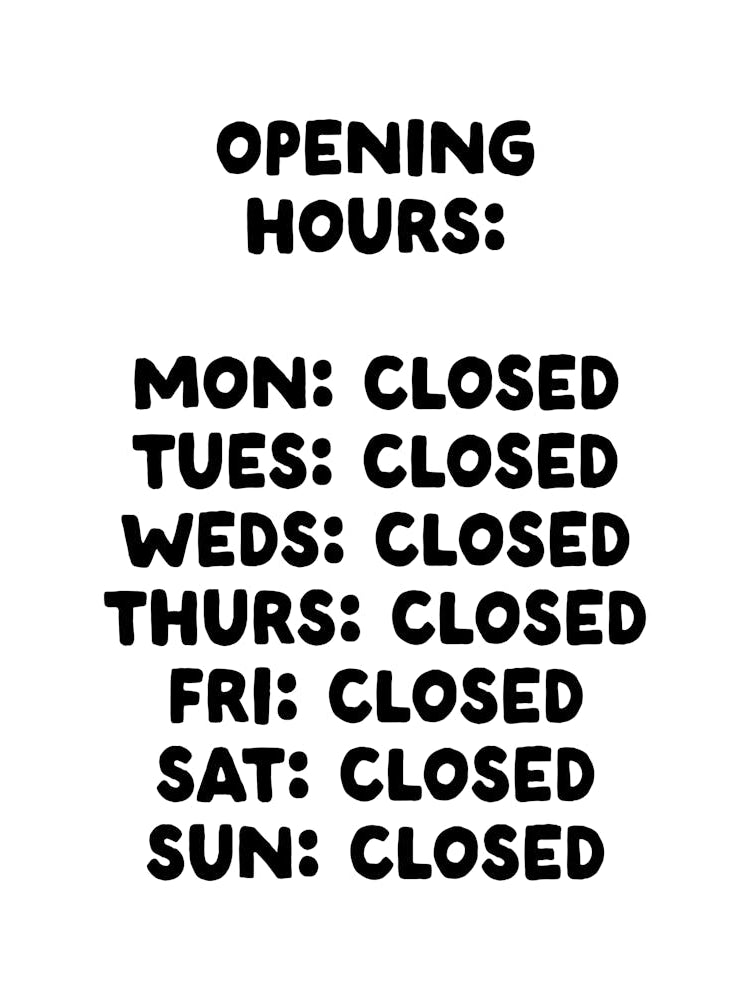 Opening Hours